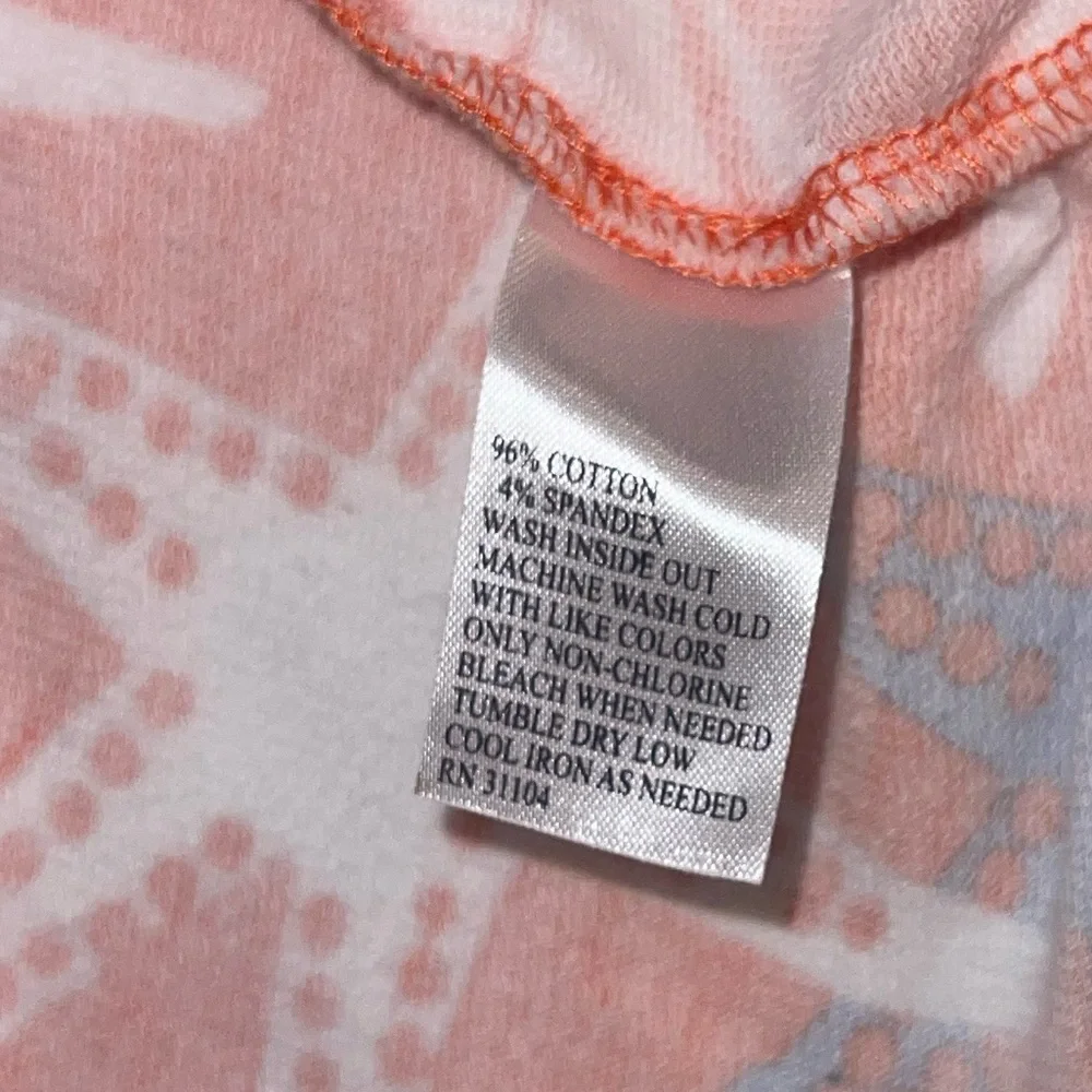 Orange Starfish Print Pullover - Picture 4 of 7